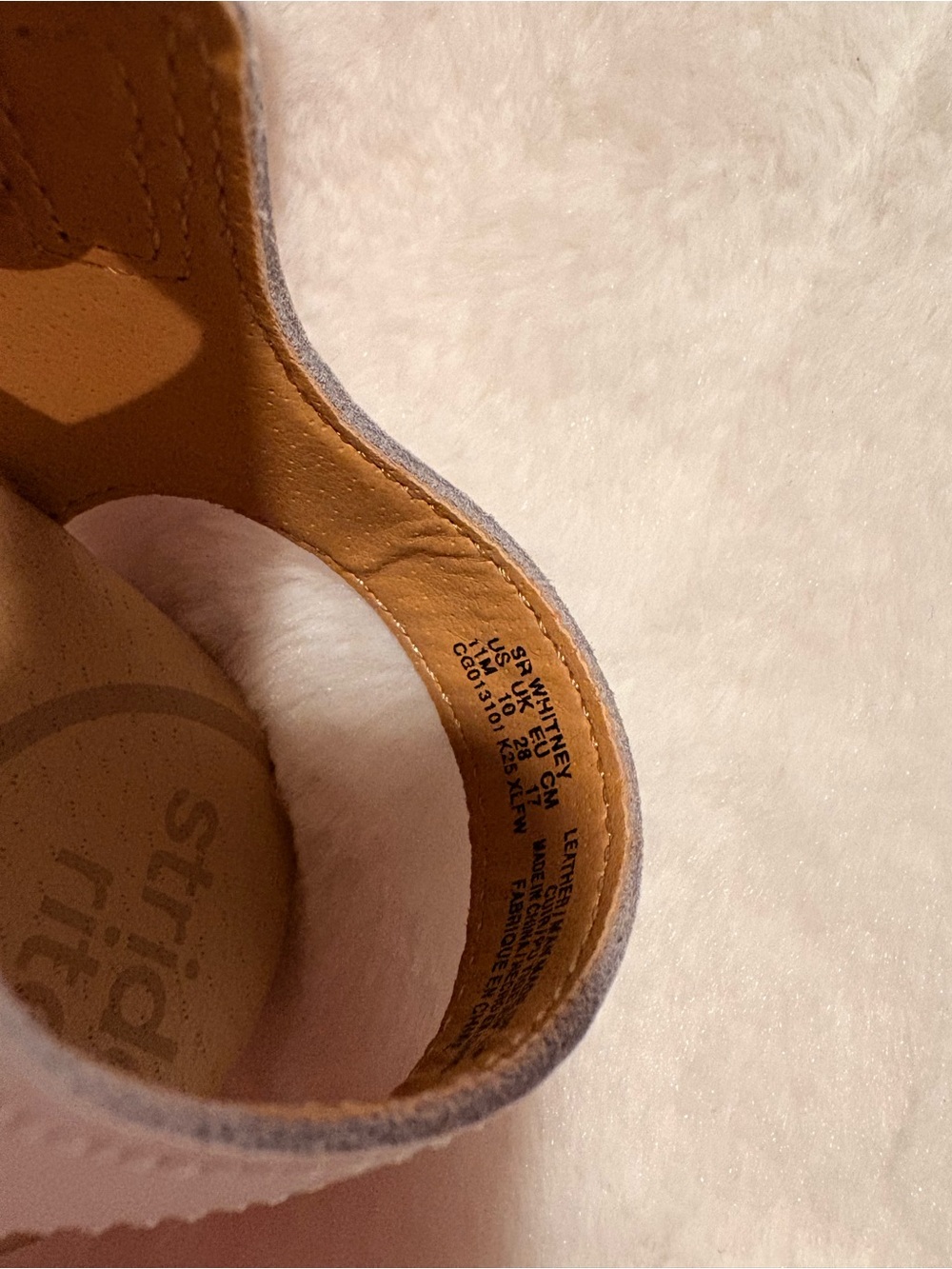 Stride Rite White Knotted Front Girls Sandals - Picture 3 of 4